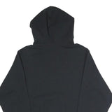 FILA Mens Black Cotton Blend Pullover Hoodie S Large Logo Print Comfort