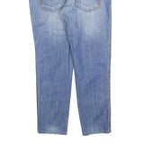 ARMANI JEANS Womens Slim Blue Denim Medium Slim Fit W30 L25 Fashion Zip