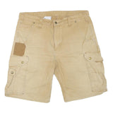 CARHARTT Mens Shorts Beige Cargo L W36 Durable Workwear Cotton Blend