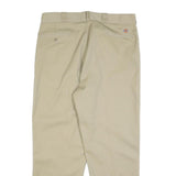 DICKIES Mens Cotton Blend Beige Relaxed Straight Trousers W38 L29 Workwear