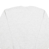 JERZEES Mens Grey Saint Christine's Crest Crew Neck L Sweatshirt Cotton Blend
