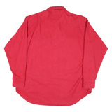 WOOLRICH Mens Red Cotton Blend Shirt XL Casual Button Up Pocketed