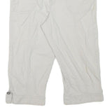 STLE AND CO Womens Shorts White Casual L W34 Button Pocket Cotton Blend