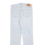 LEVI'S 502 Boys Jeans White Regular Tapered Denim Light W32 L29 Stylish Fit