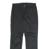 THE NORTH FACE Mens Cotton Blend Black Regular Straight Trousers W30 L30 Casual