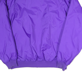 COLUMBIA Mens Purple Reversible Jacket L Polyester Plain Zip Up Outerwear
