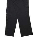 DICKIES Mens Black Regular Fit Straight Leg Trousers W32 L30 Workwear Cargo