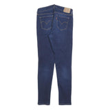 LEVI'S 711 Womens Slim Blue Denim Light W28 L30 Skinny Zip Jeans