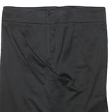 PINKO Womens Black Pencil Knee Length Polyester Blend Plain Skirt L Elegant