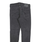 LEVI'S 510 Mens Slim Black Denim Medium W31 L27 Slim Fit Zip Jeans