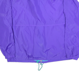 WOOLRICH Mens Purple Turquoise Zip Up Outdoor Jacket L Polyester Plain