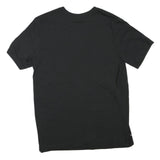 NIKE Mens Black Athlete T-Shirt M Short Sleeve Crew Neck Cotton Blend Graphic