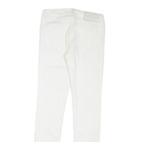 ALL SAINTS Womens White Regular Skinny Denim Jeans Cotton Blend W26 L29 Stylish