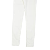 ALL SAINTS Womens White Regular Skinny Denim Jeans Cotton Blend W26 L29 Stylish
