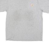 CARHARTT Mens Grey Pocket T-Shirt M Short Sleeve Crew Neck Plain Cotton Blend