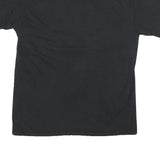CHAMPION Mens Black Graphic T-Shirt M Short Sleeve Crew Neck Cotton Blend