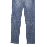 GAS Womens Slim Blue Denim Slim Jeans W28 L31 Casual Zip Cotton Blend