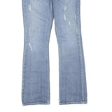 BKE DENIM Womens Jeans Blue Regular Bootcut Denim Light W34 L32 Distressed