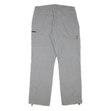 ICEPEAK Womens Polyester Blend Grey Regular Fit Straight Leg Trousers W34 L31