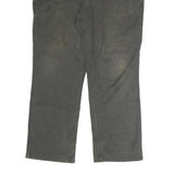 CARHARTT Mens Cotton Black Relaxed Straight Trousers W38 L32 Workwear Utility