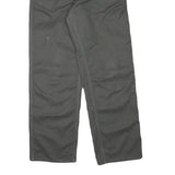 CARHARTT Mens Cotton Blend Regular Black Trousers W32 L30 Workwear Zip Closure