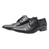 BORELLI Brogue Shoes Black Leather Mens UK 10.5
