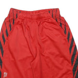 NIKE Mens Red & Black Sports Casual Athletic Shorts S W23 Elite