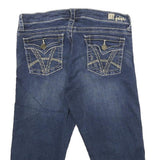 KUT Womens Denim Blue Shorts UK 10 W30 Cropped Capri Casual