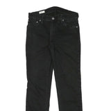 LEVI'S Mens Black Slim Jeans Denim W29 L30 Classic Zip Pocket Detail