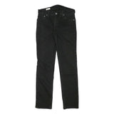 LEVI'S Mens Black Slim Jeans Denim W29 L30 Classic Zip Pocket Detail