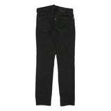 LEVI'S Mens Black Slim Jeans Denim W29 L30 Classic Zip Pocket Detail