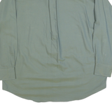 NAUTICA Mens Green Plain Relaxed Fit Shirt 2XL Long Sleeve Button Down Oxford