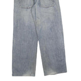 CARHARTT Womens Regular Blue Denim Cotton Blend Jeans W30 L28 Button Closure