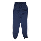 ADIDAS Mens Joggers Navy Blue & White Slim Tapered S W28 L31 Sportswear Track