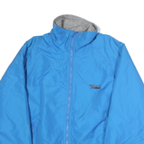 WILD RIVER Womens Blue Jacket M Polyester Zip Bomber Plain Casual Outdoor