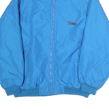 WILD RIVER Womens Blue Jacket M Polyester Zip Bomber Plain Casual Outdoor