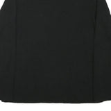 LAUREN RALPH LAUREN Womens Black Cotton Blend Long Sleeve Crew Neck Classic
