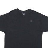 CHAMPION Mens Black The Show Must Go On Graphic V-Neck T-Shirt XL Short Sleeve