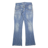 TOMMY HILFIGER Womens Regular Fit Blue Bootcut Denim W30 L30 Designer Jeans