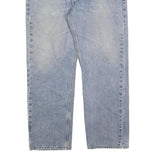 CARHARTT Mens Jeans Blue Regular Straight Denim Light W38 L30 Zip Cotton Blend
