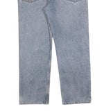 CARHARTT Mens Jeans Blue Regular Straight Denim Light W38 L30 Zip Cotton Blend