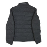 NAUTICA Womens Black Quilted Jacket M Polyester Blend Zip Casual