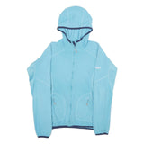 BERGHAUS Womens Blue Hooded Zip Jacket L Polyester Blend Outdoor Casual