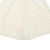 LEE Womens Shorts White Casual Plain XS W25 Cotton Blend Comfortable Summer