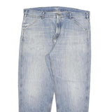 CARHARTT Mens Jeans Blue Relaxed Straight Denim Light W40 L30 Workwear