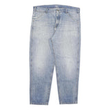 CARHARTT Mens Jeans Blue Relaxed Straight Denim Light W40 L30 Workwear