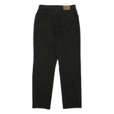 RALPH LAUREN POLO JEANS COMPANY Womens Cotton Blend Black Regular Fit Straight