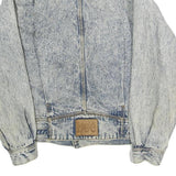 LEE Womens Blue Denim Button Cotton Jacket L Casual Classic Fit