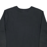 PUMA Mens Black Sweatshirt XL Crew Neck Cotton Blend Pullover Logo