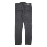 LEVI'S Mens Black Regular Straight Denim Fair W30 L32 Zip Cotton Blend